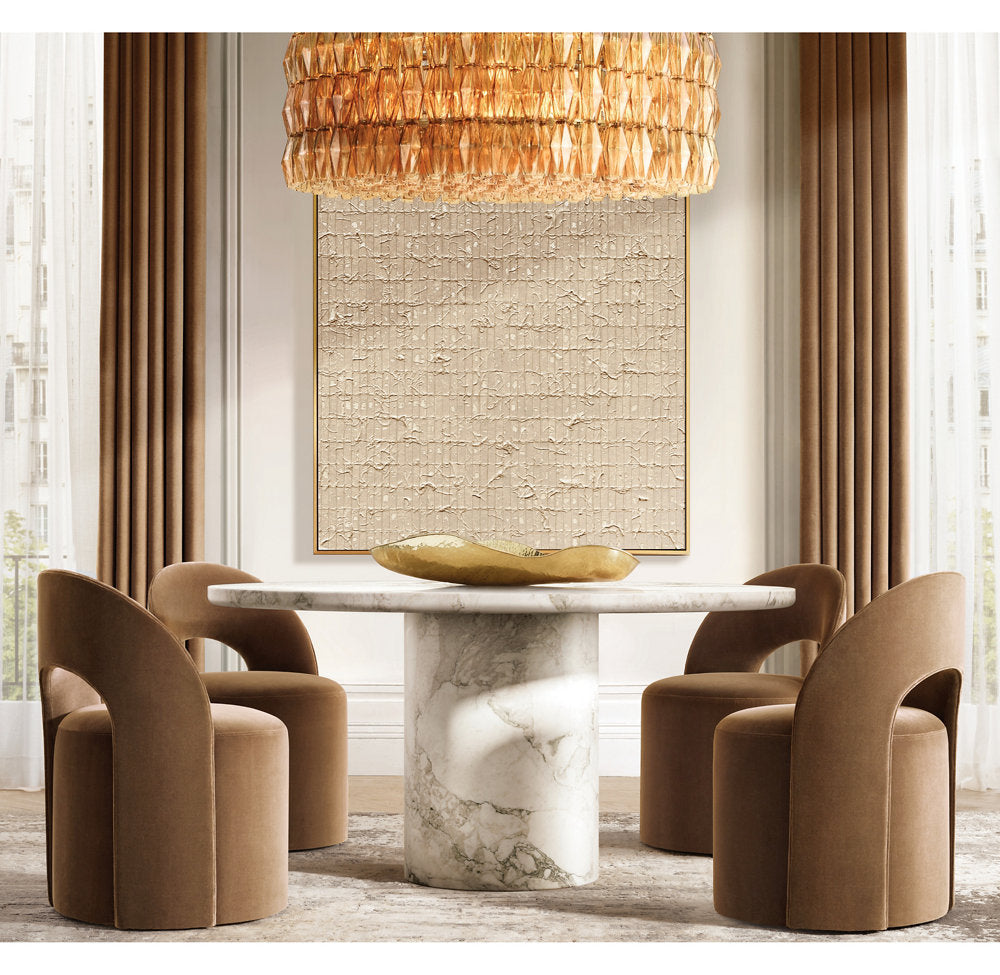 Sorella Smoked Glass Cascade Chandelier