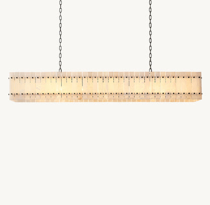 Verona Alabaster Panel Chandelier
