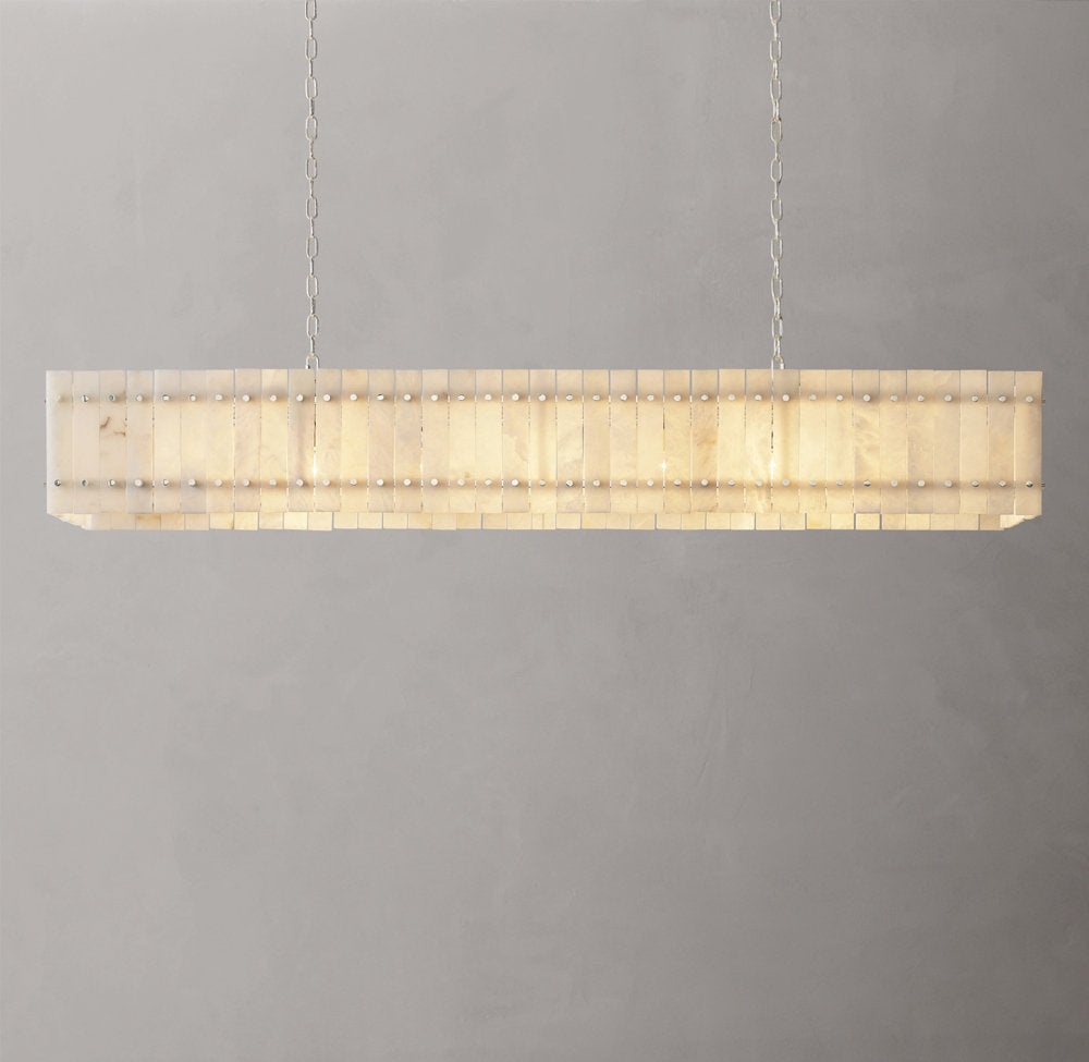 Verona Alabaster Panel Chandelier