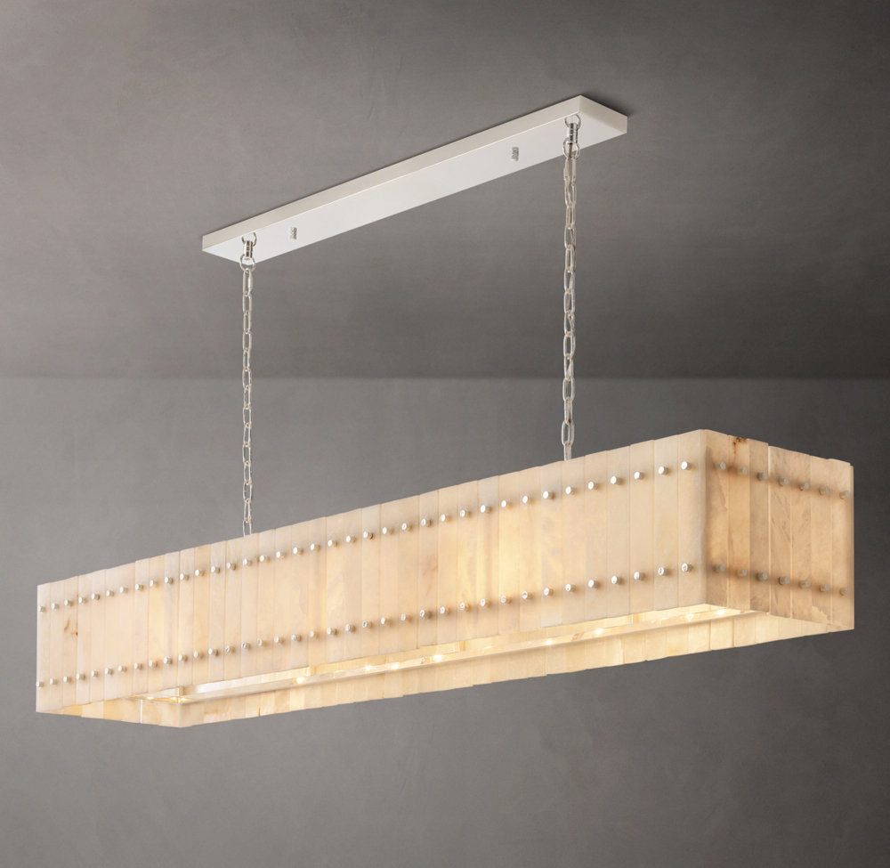 Verona Alabaster Panel Chandelier
