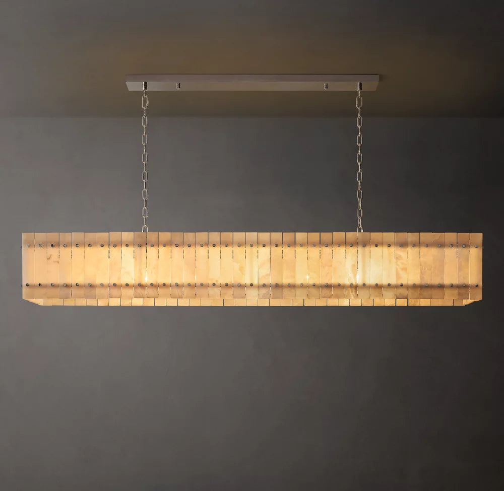 Verona Alabaster Panel Chandelier