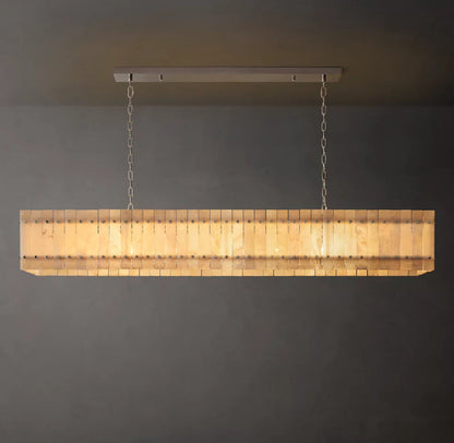 Verona Alabaster Panel Chandelier