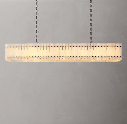 Verona Alabaster Panel Chandelier