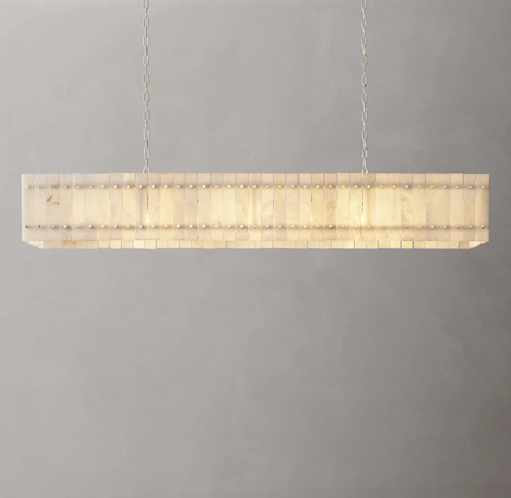 Verona Alabaster Panel Chandelier