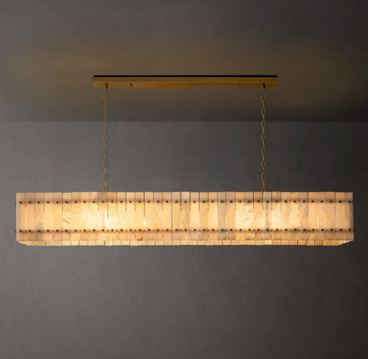 Verona Alabaster Panel Chandelier