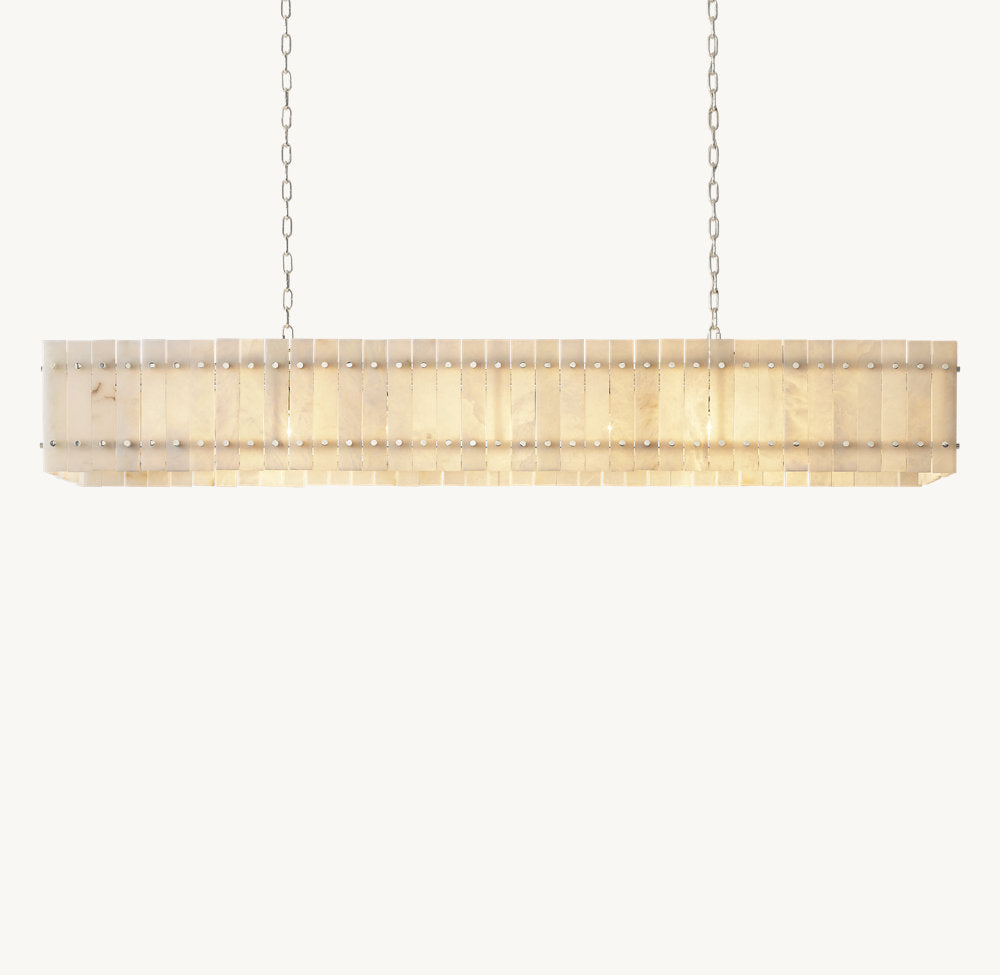 Verona Alabaster Panel Chandelier