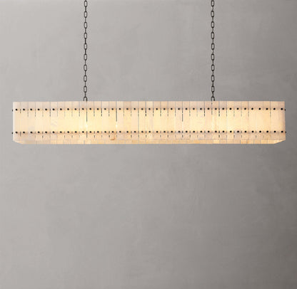 Verona Alabaster Panel Chandelier