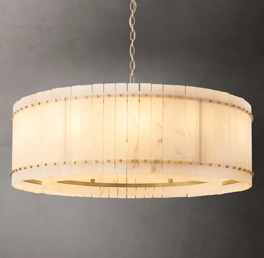 Verona Alabaster Ring Chandelier