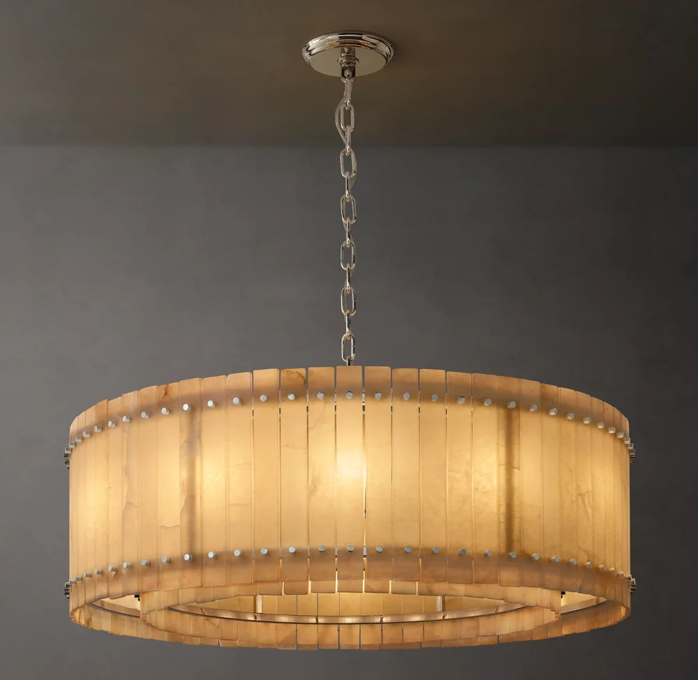 Verona Alabaster Ring Chandelier