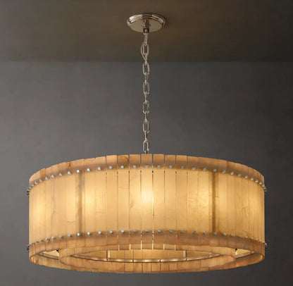 Verona Alabaster Ring Chandelier