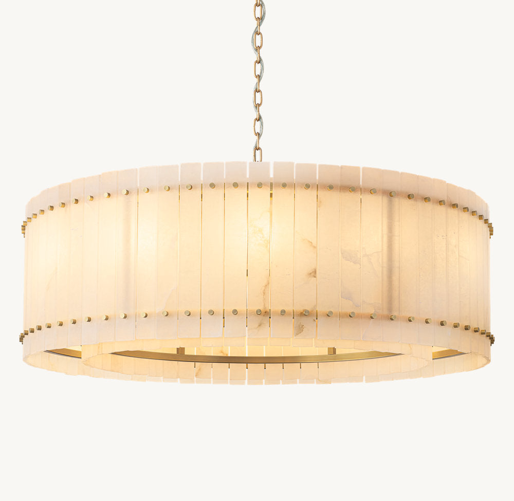 Verona Alabaster Ring Chandelier