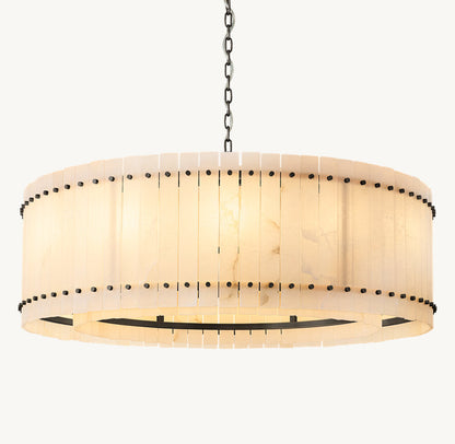 Verona Alabaster Ring Chandelier