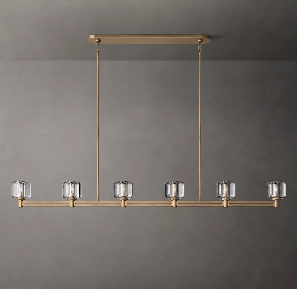 Vespera K9 Glass Beam Chandelier