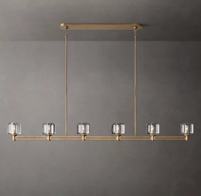 Vespera K9 Glass Beam Chandelier