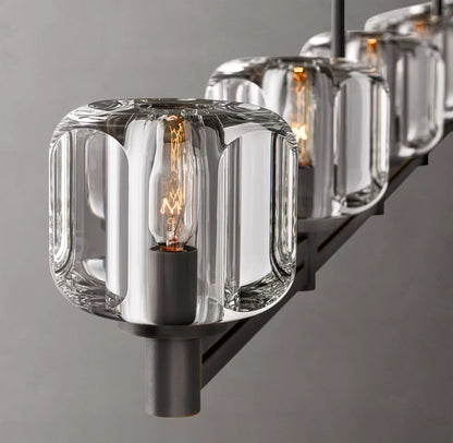 Vespera K9 Glass Beam Chandelier