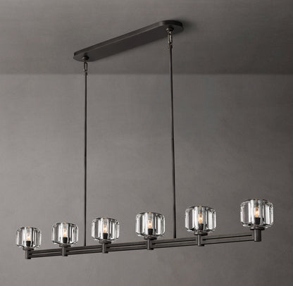 Vespera K9 Glass Beam Chandelier