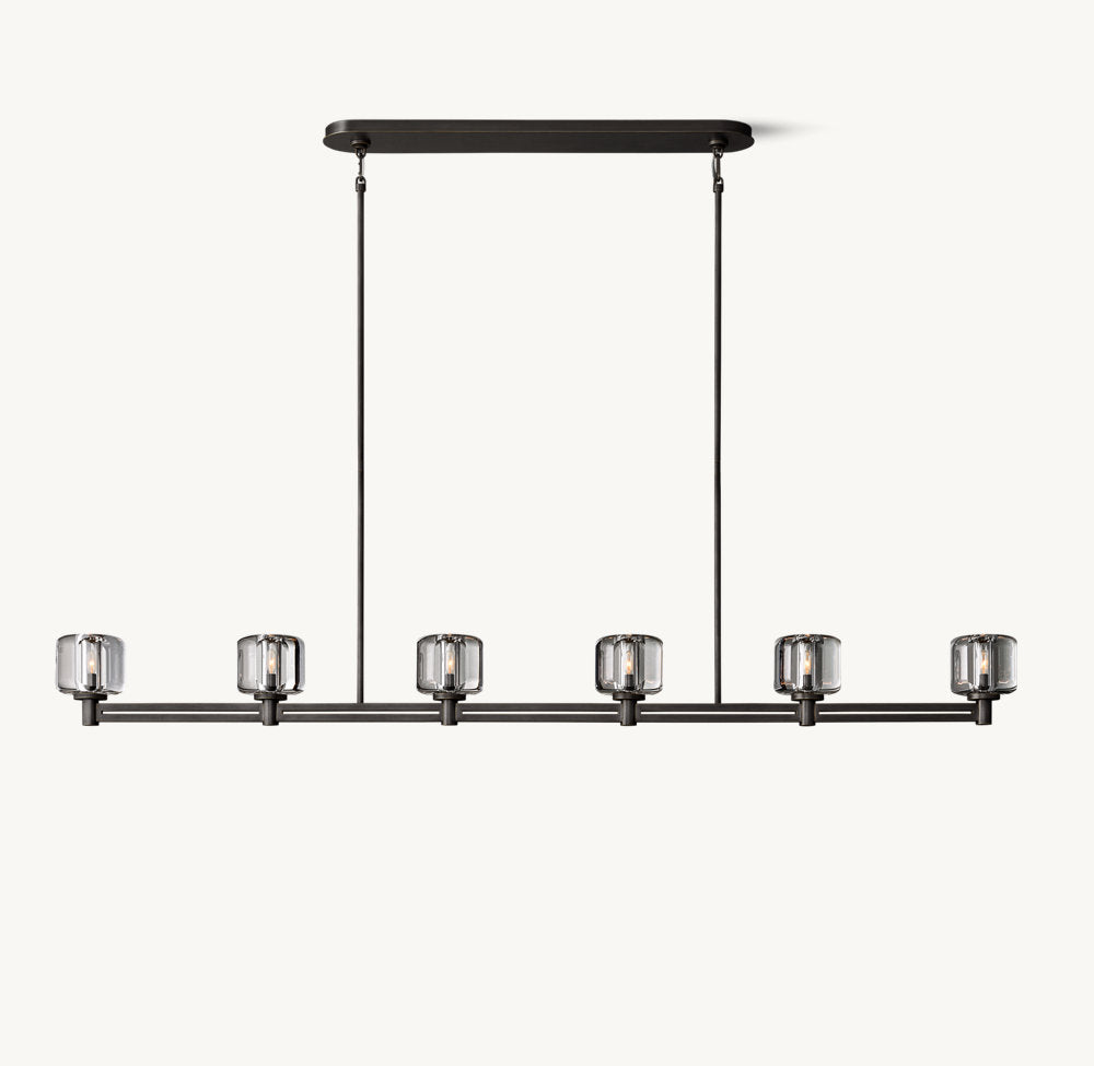 Vespera K9 Glass Beam Chandelier