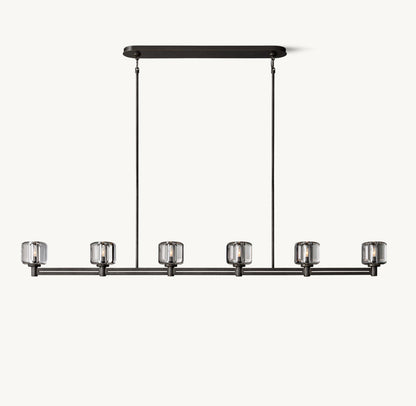 Vespera K9 Glass Beam Chandelier