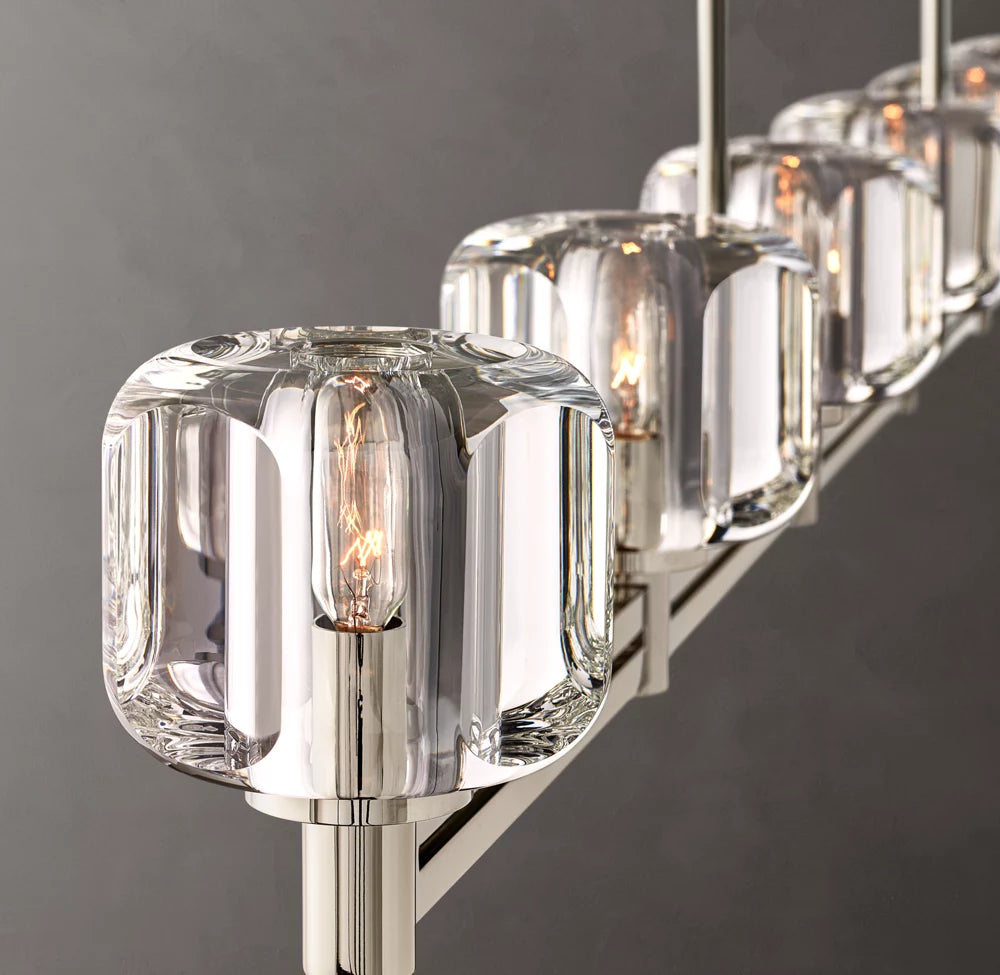 Vespera K9 Glass Beam Chandelier