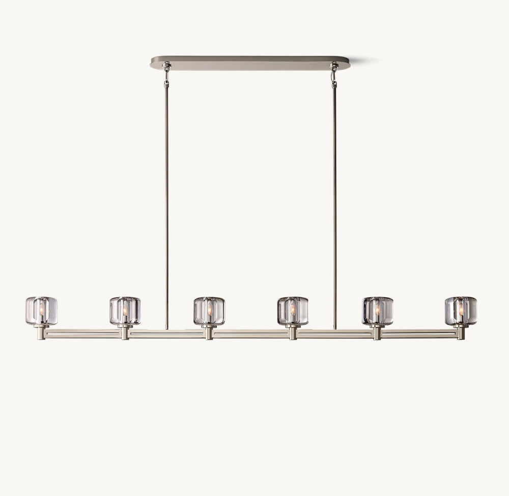 Vespera K9 Glass Beam Chandelier