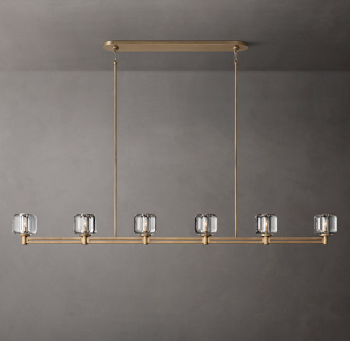 Vespera K9 Glass Beam Chandelier