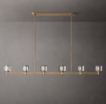 Vespera K9 Glass Beam Chandelier