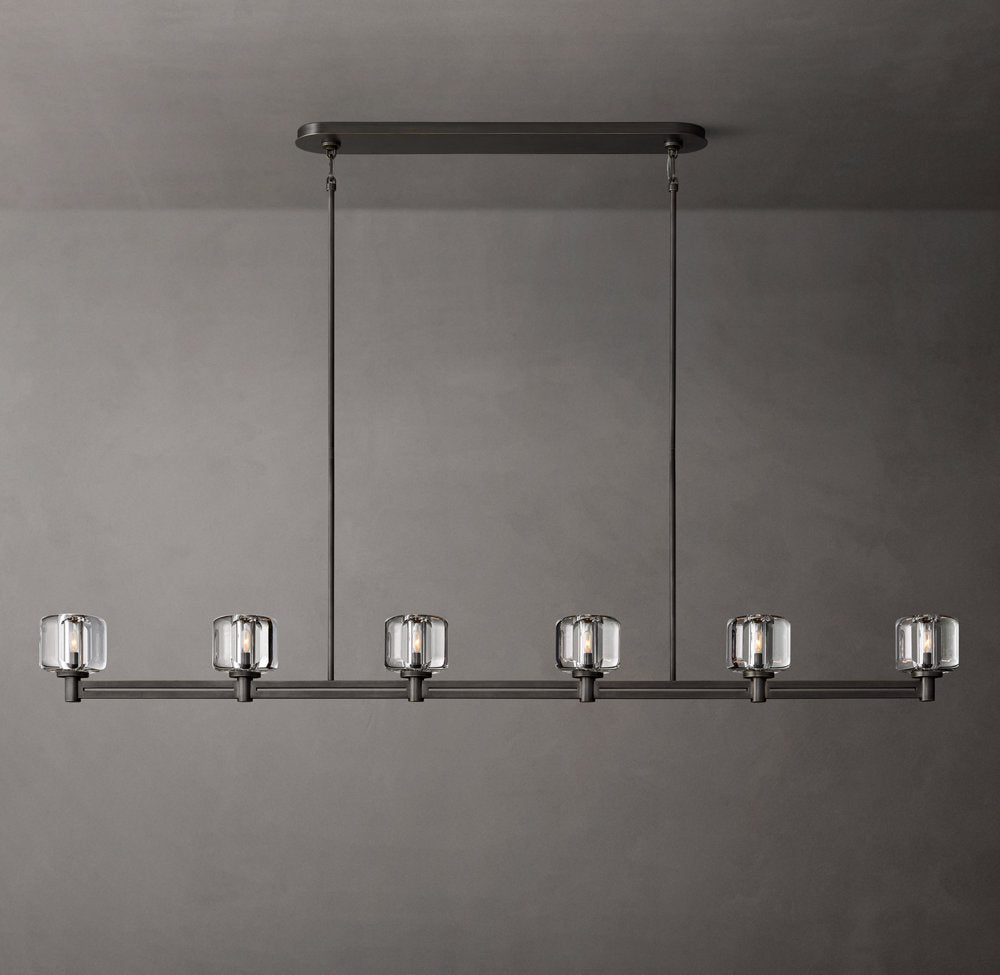 Vespera K9 Glass Beam Chandelier