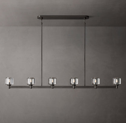 Vespera K9 Glass Beam Chandelier