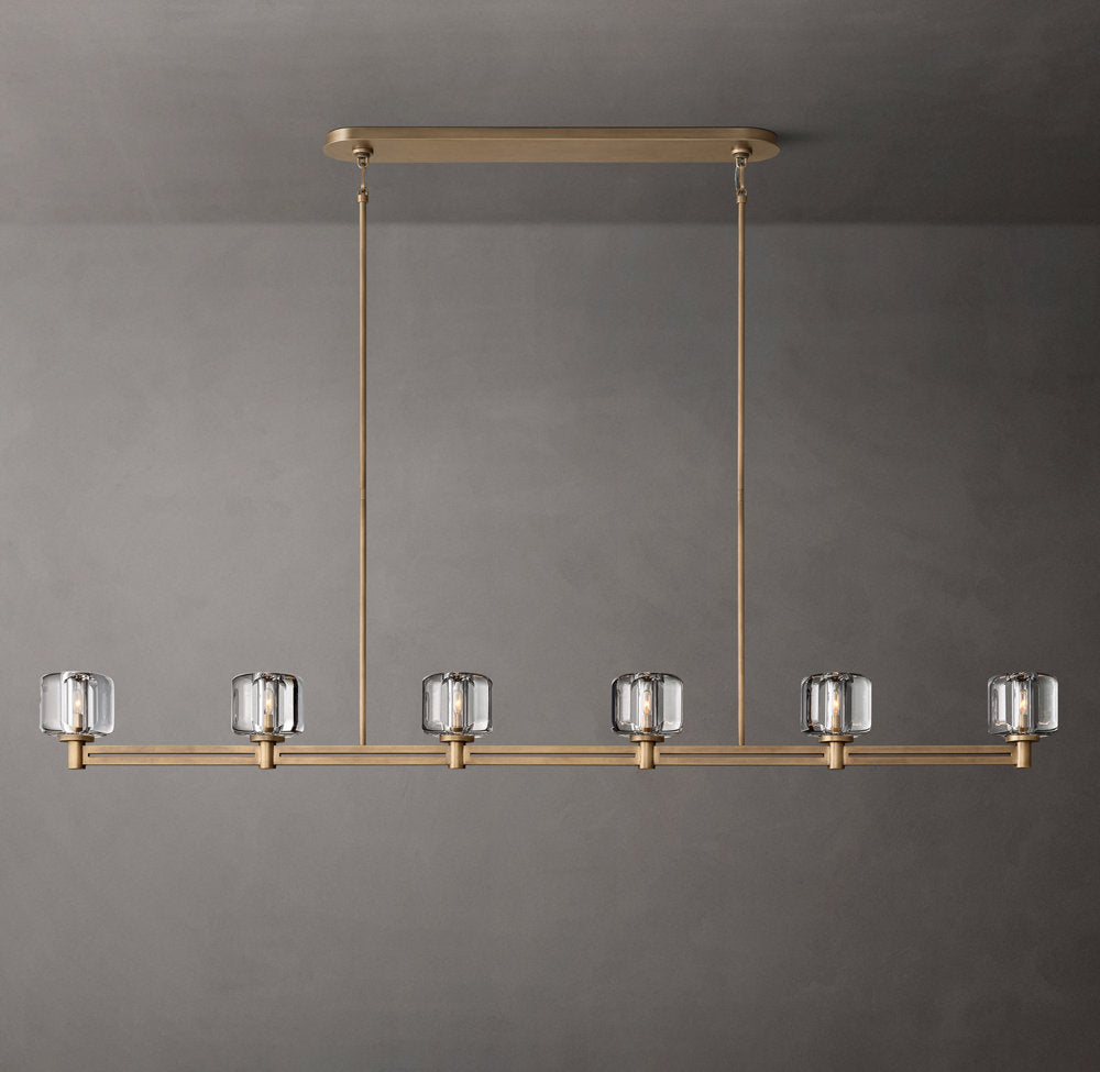 Vespera K9 Glass Beam Chandelier