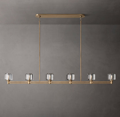 Vespera K9 Glass Beam Chandelier