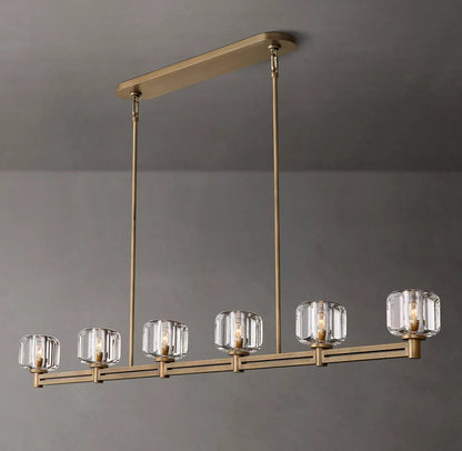 Vespera K9 Glass Beam Chandelier