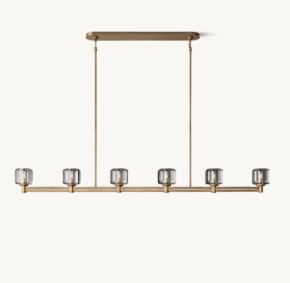 Vespera K9 Glass Beam Chandelier