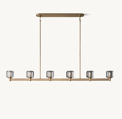 Vespera K9 Glass Beam Chandelier
