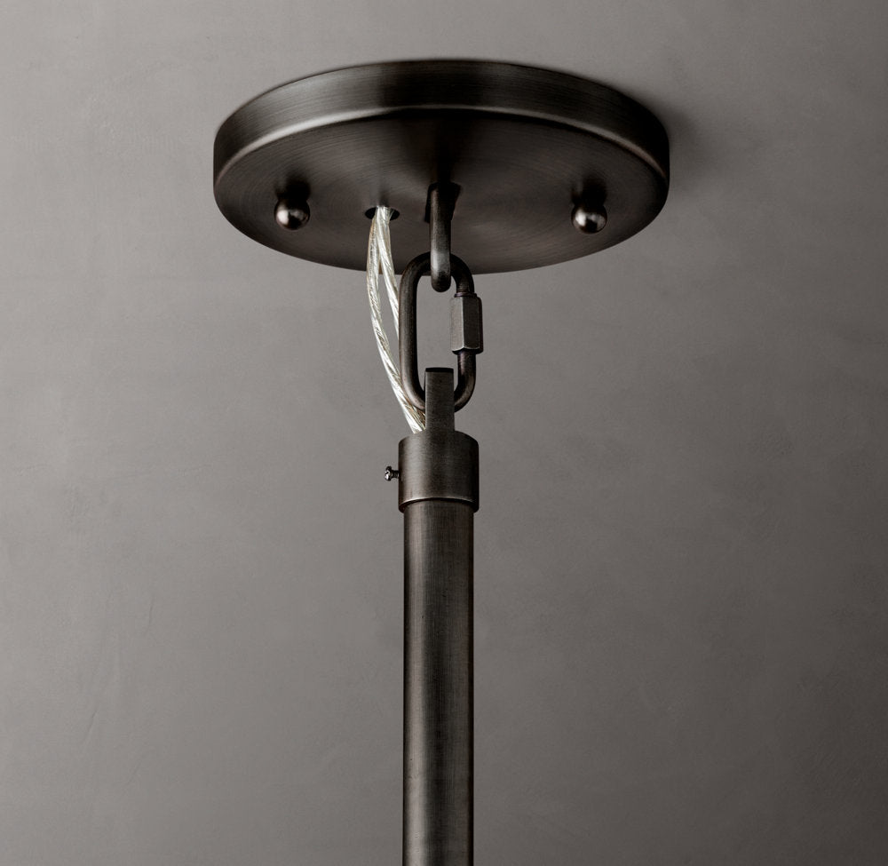 Vespera Three-Tier Glass Chandelier