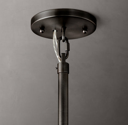Vespera Three-Tier Glass Chandelier