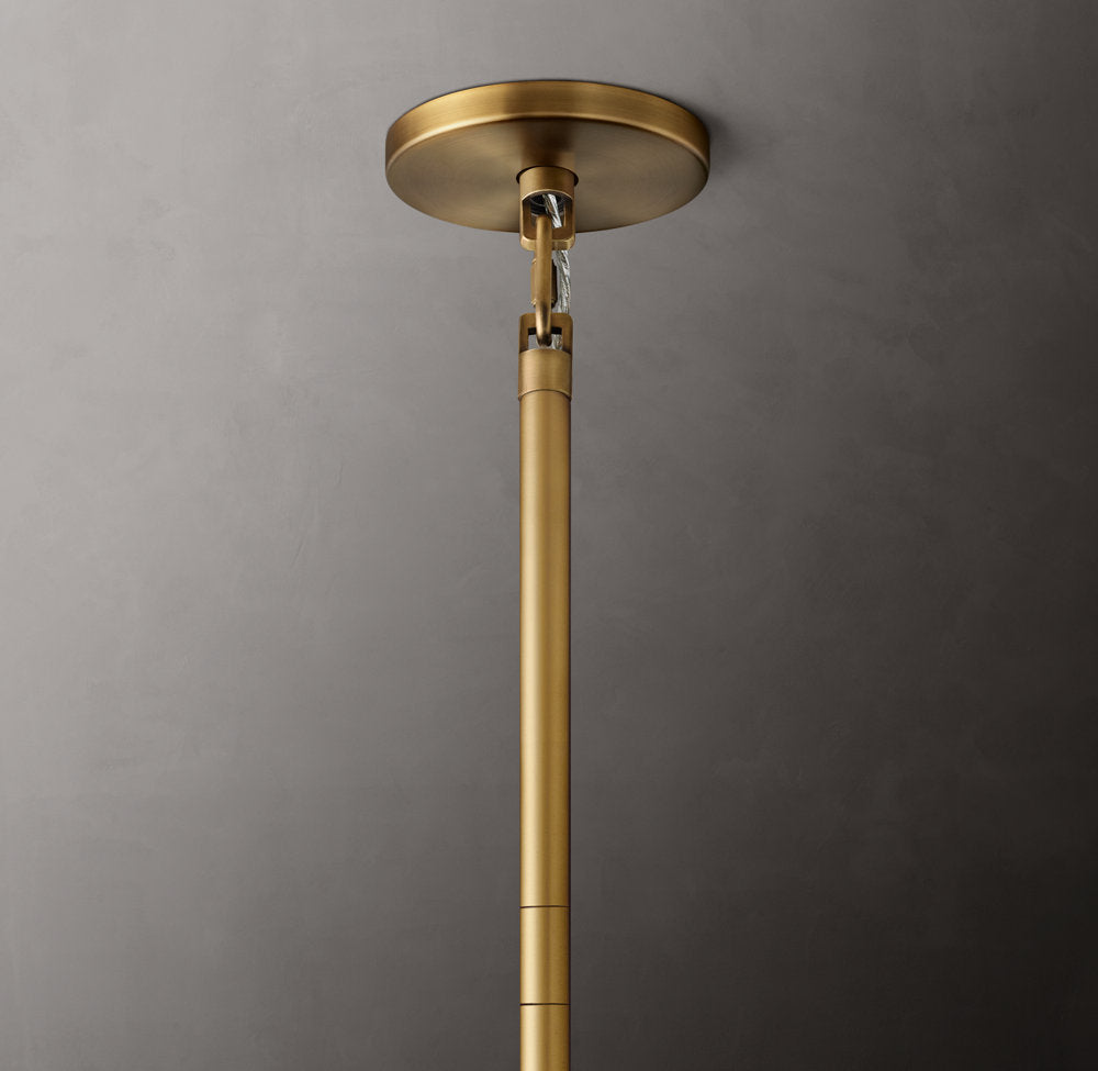 Vespera Three-Tier Glass Chandelier