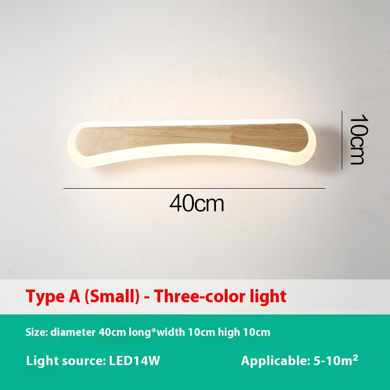 Wooden Bathroom Vanity Light