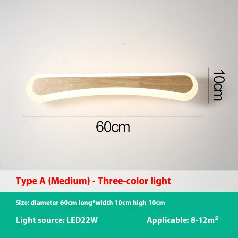 Wooden Bathroom Vanity Light