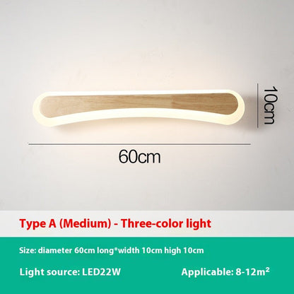 Wooden Bathroom Vanity Light