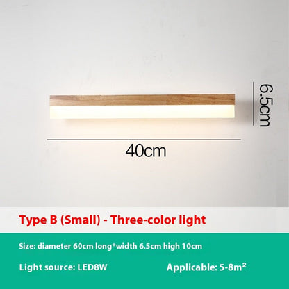 Wooden Bathroom Vanity Light