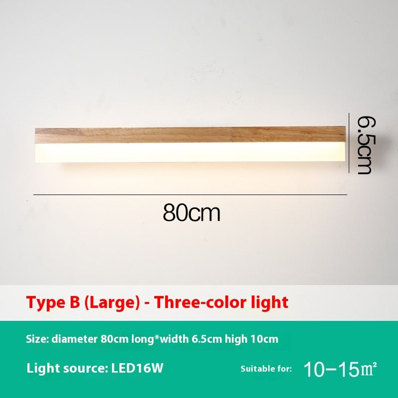 Wooden Bathroom Vanity Light
