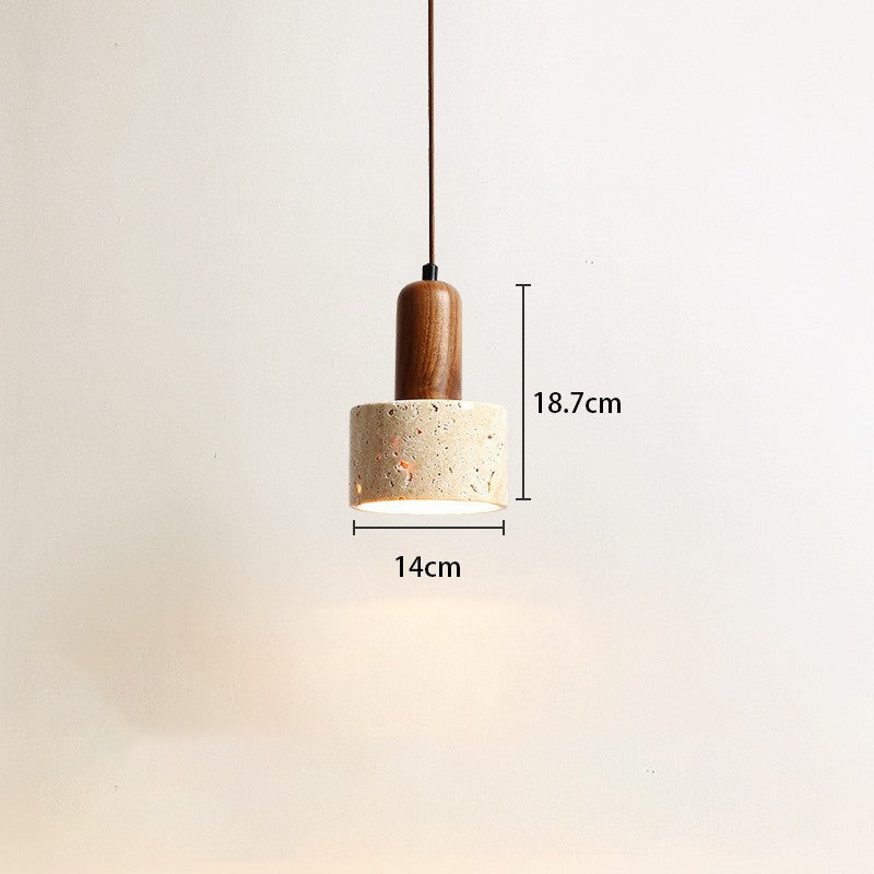 Yellow Cave Stone Pendant Light