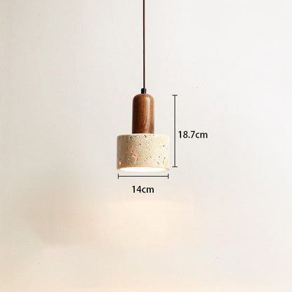Yellow Cave Stone Pendant Light