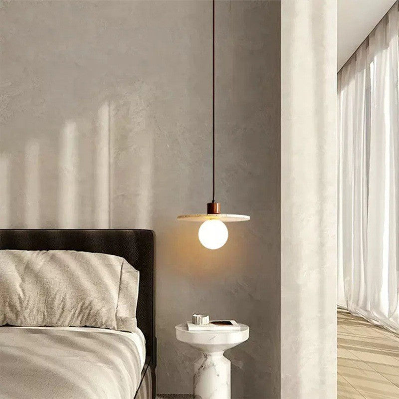 Yellow Cave Stone Pendant Light