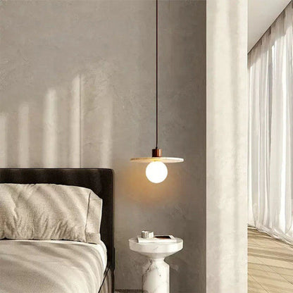 Yellow Cave Stone Pendant Light