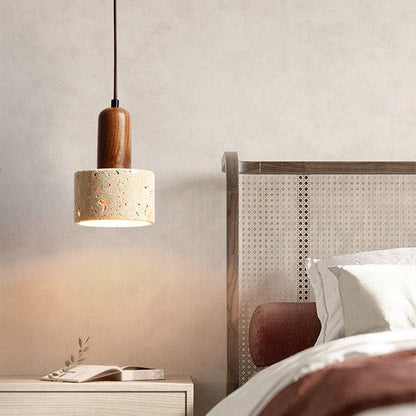 Yellow Cave Stone Pendant Light
