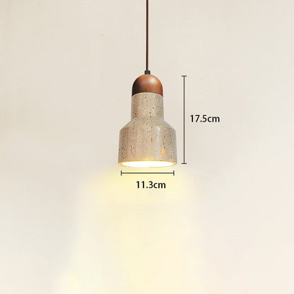 Yellow Cave Stone Pendant Light