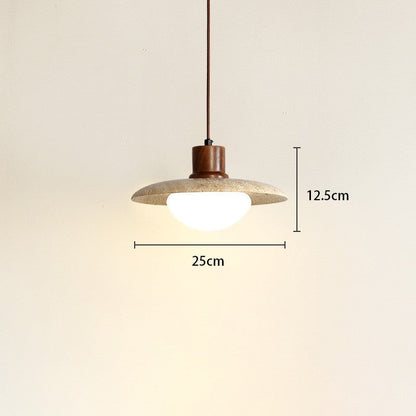 Yellow Cave Stone Pendant Light