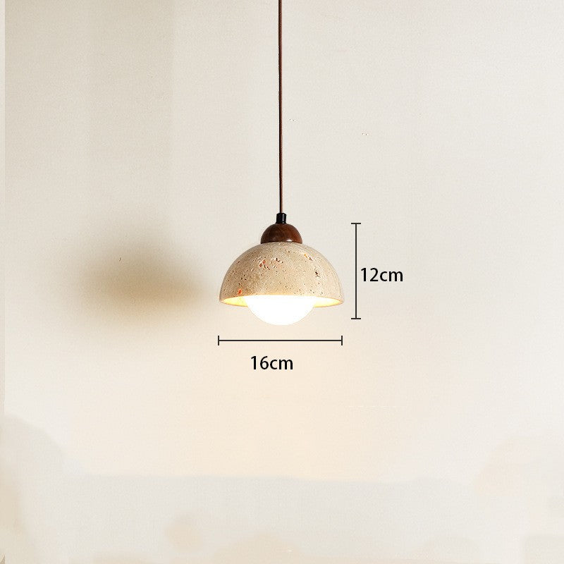 Yellow Cave Stone Pendant Light