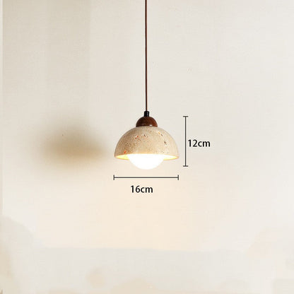 Yellow Cave Stone Pendant Light